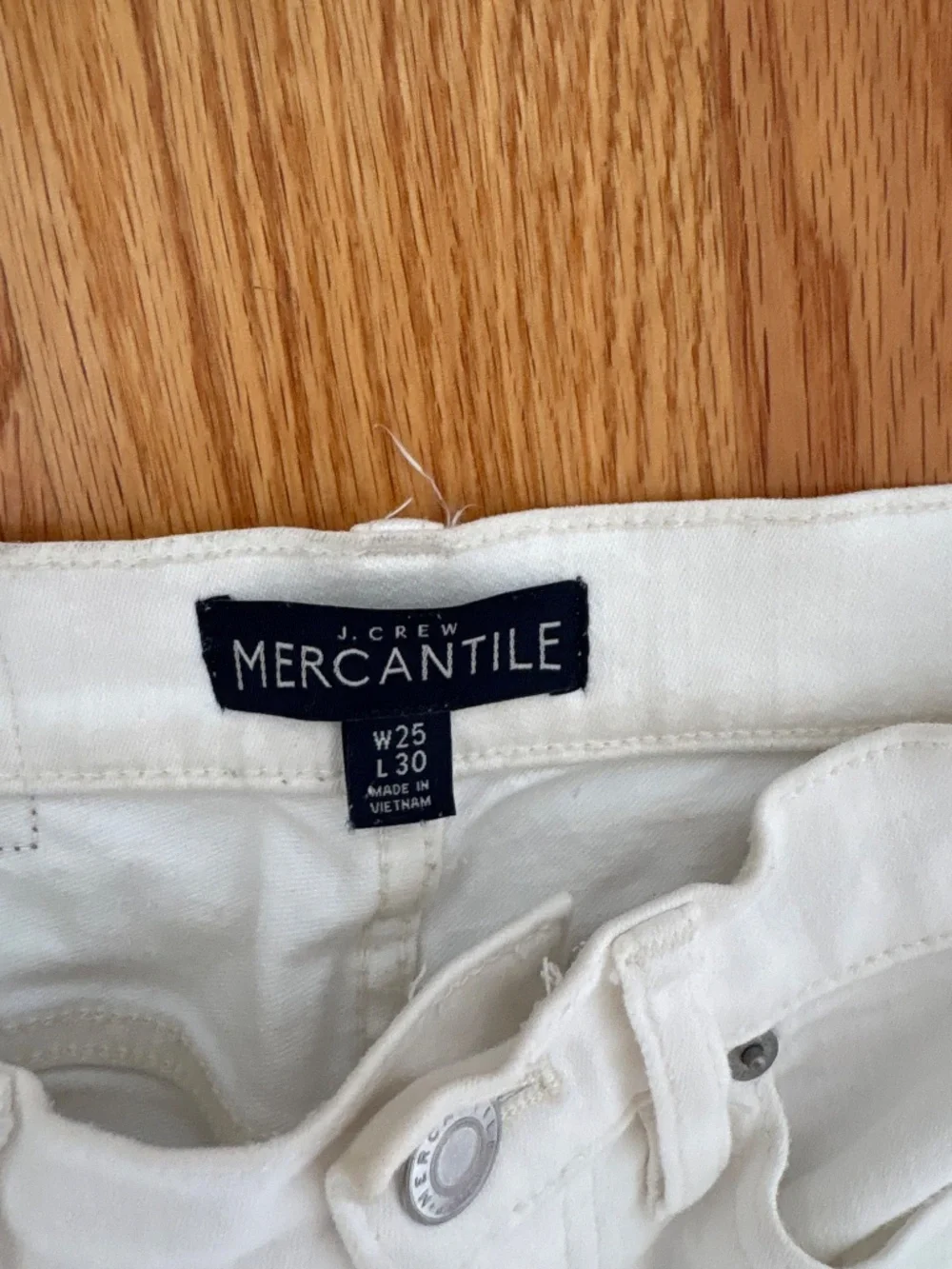J crew white skinny jeans